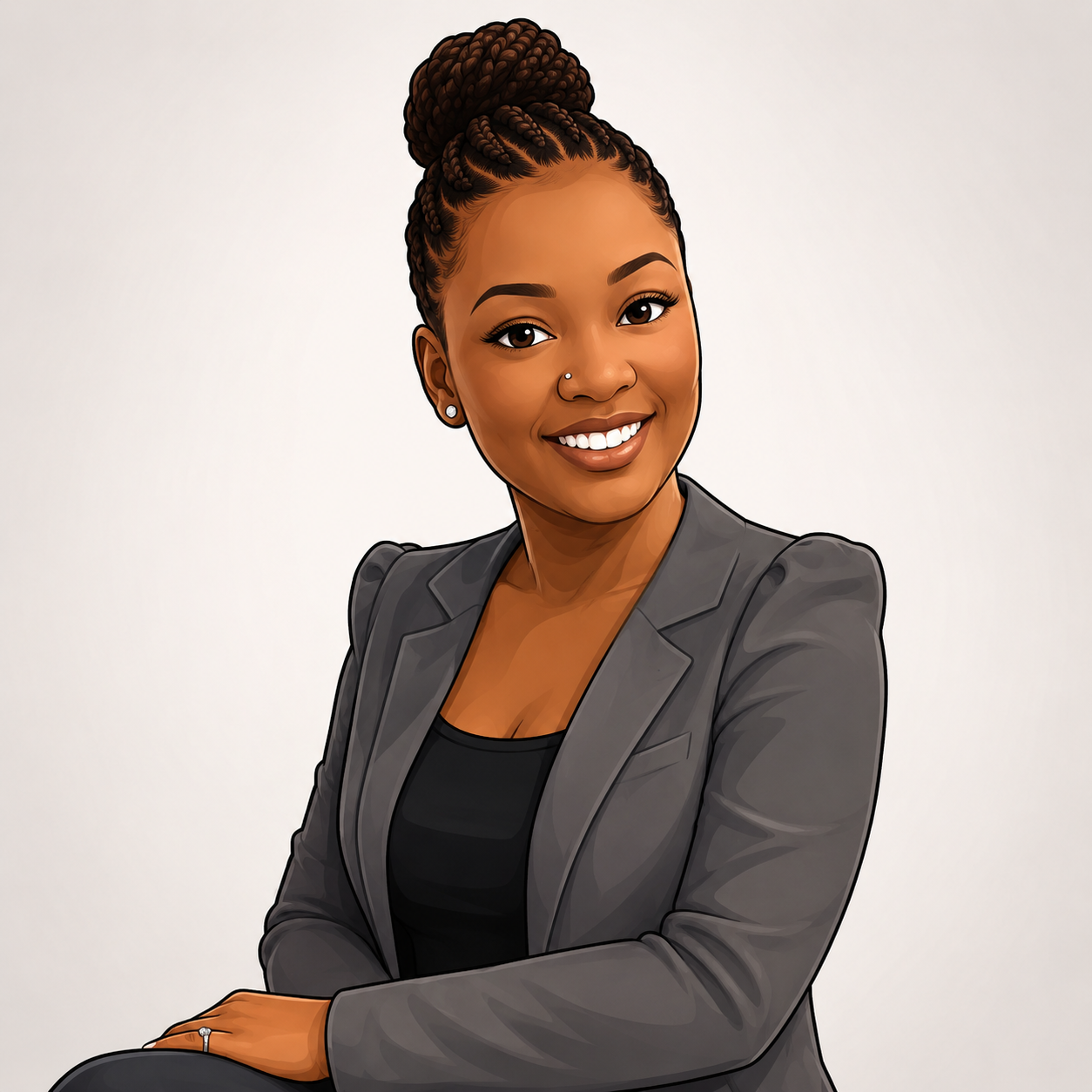 Portrait of Esther, Customer Success at Africa 118